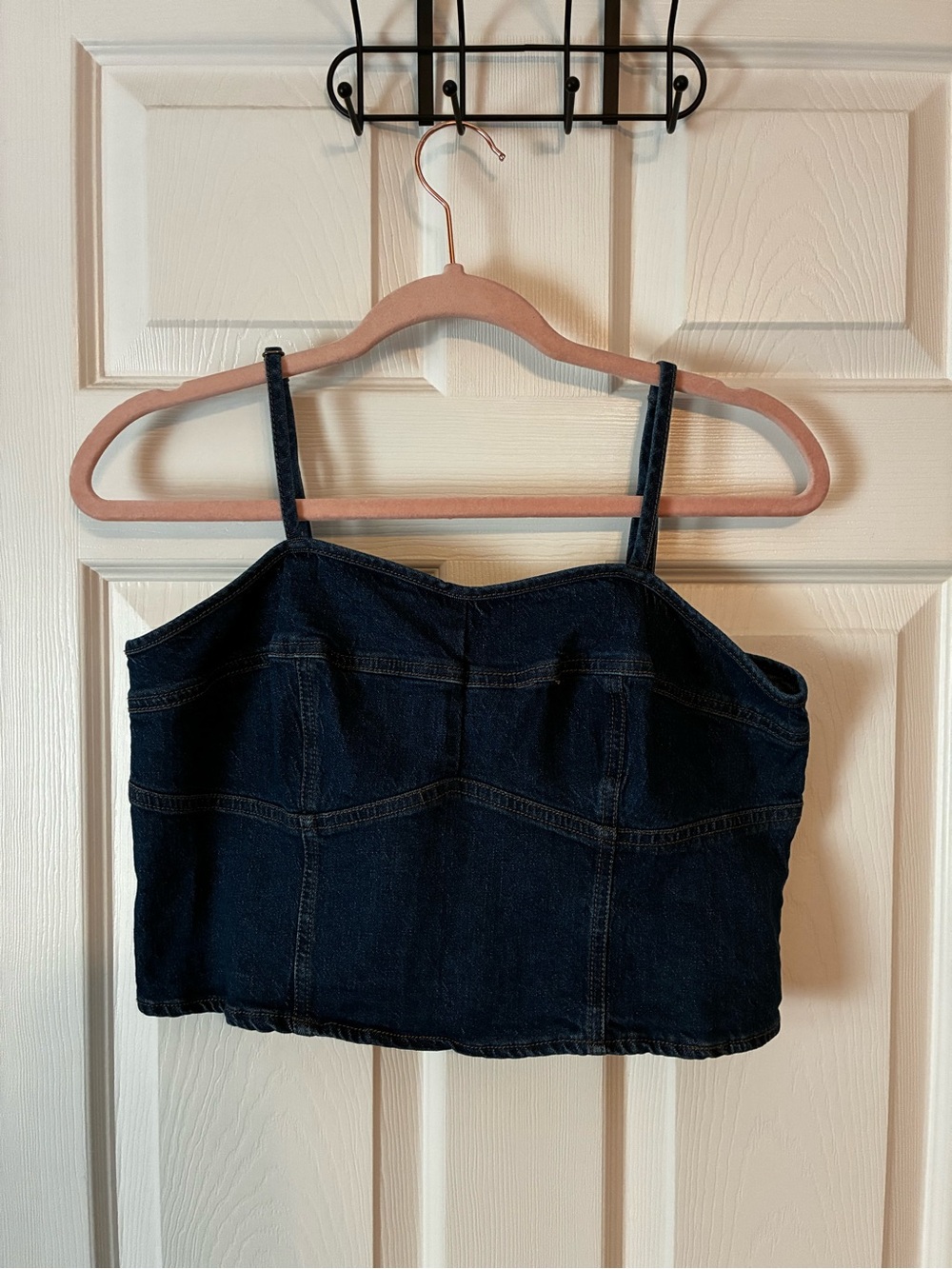 Universal Thread Dark Blue Denim Crop Top